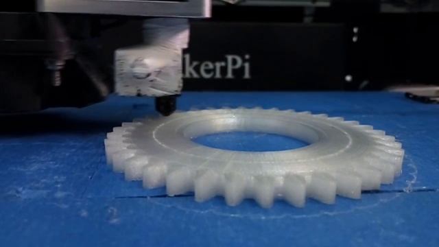 Печать шестерни на 3D принтере смотреть онлайн