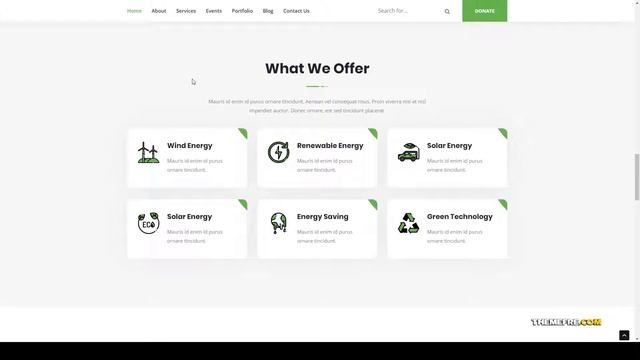 Nishina - Green Energy WordPress Theme смотреть онлайн