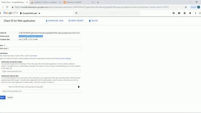 Login with Google Account using PHP смотреть онлайн