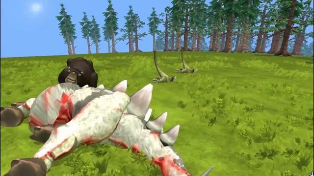 Carnotaurus vs Arctodus | Dino vs Cenozoic [S1E9] | SPORE смотреть онлайн