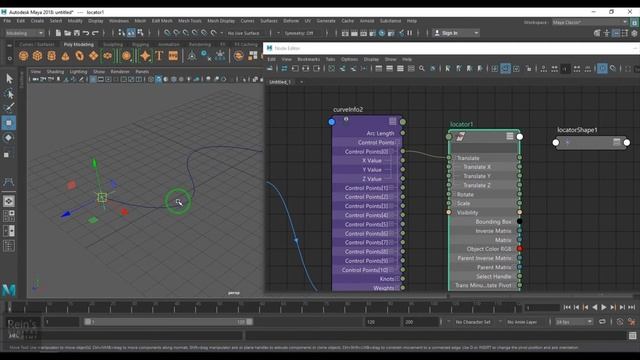 Maya tutorial for beginners | Curve Info Utility | Arc Length Tool | Measuring curve | basics смотреть онлайн