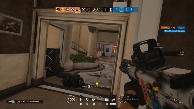 How to catch alibi with knife - Tom Clancy's Rainbow Six Siege (Ember Rise) Gameplay смотреть онлайн