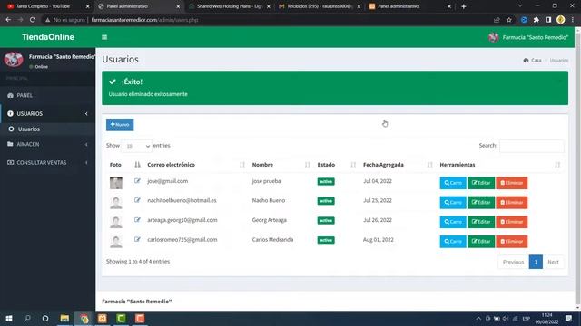 ✅SISTEMA DE TIENDA ONLINE EN PHP Y MYSQL - IMPLEMENTADO EN UN HOSTING смотреть онлайн