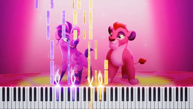 Sisi Ni Sawa ||The Lion Guard|| Piano Tutorial