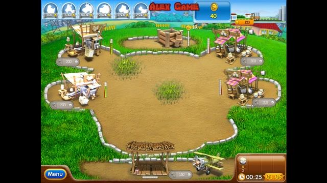 Farm Frenzy Pizza Party only GOLD Chicken Lane 2 (level 14) Веселая ферма Печем пиццу Куриная 2 смотреть онлайн