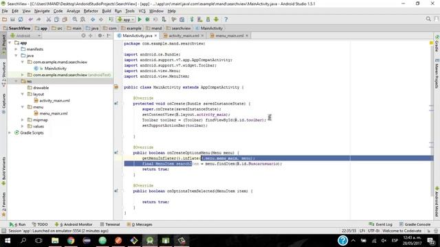 Uso de SearchView en android studio смотреть онлайн
