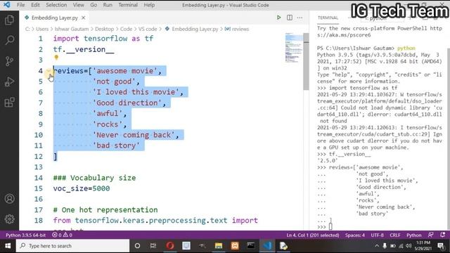 Embedding Layer | Word Embedding Technique | Feature Extraction vs Word Embedding смотреть онлайн