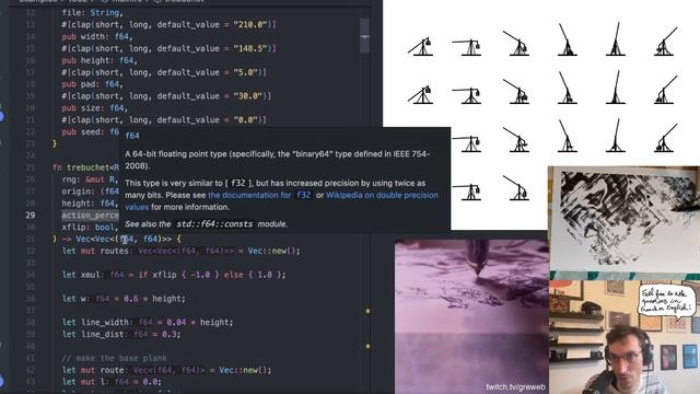 Plottable Medieval Era: live coding a Trebuchet generator смотреть онлайн