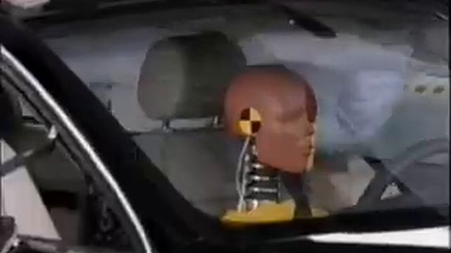 2005 Audi A6 side IIHS crash test смотреть онлайн