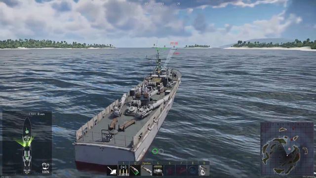 War Thunder Сломан торпедный прицел. смотреть онлайн