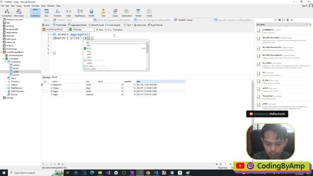 เรียนรู้ฐานข้อมูล MongoDB | การใช้คำสั่ง aggregate смотреть онлайн