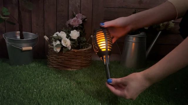 UL 00006559 USL S 184 PM495 SMALL TORCH 1 Садовый светильник на солнечной батарее Маленький факел смотреть онлайн