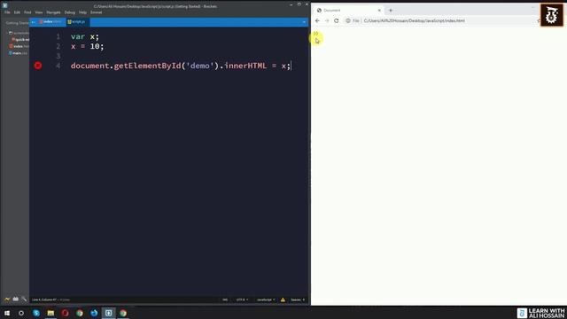 JavaScript Tutorial for Beginners | JavaScript Syntax | Part 03 смотреть онлайн