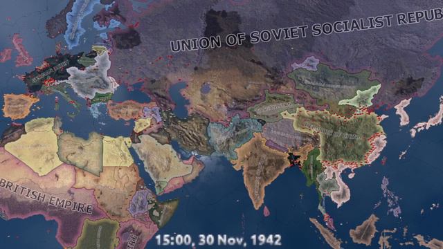 Soviet-German Alliance in Hoi4 (Timelapse) смотреть онлайн