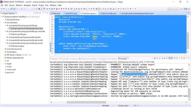 Spring MVC Exception Handling смотреть онлайн