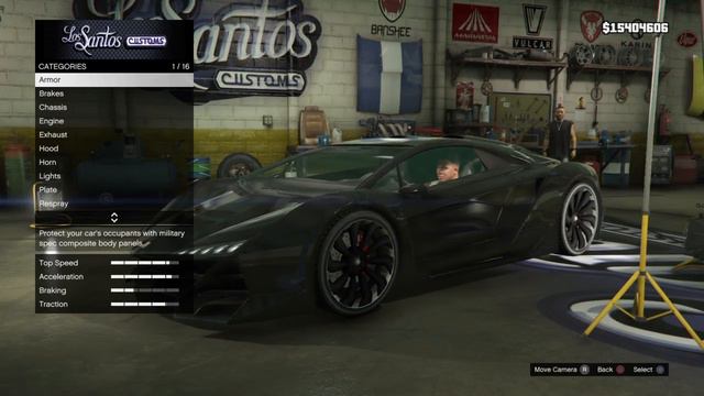 GTA V Zentorno in Los Santos Customs смотреть онлайн