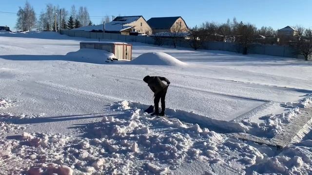 5 Чистим снег, Как хранить блоки, Готовимся к стройке 2022))