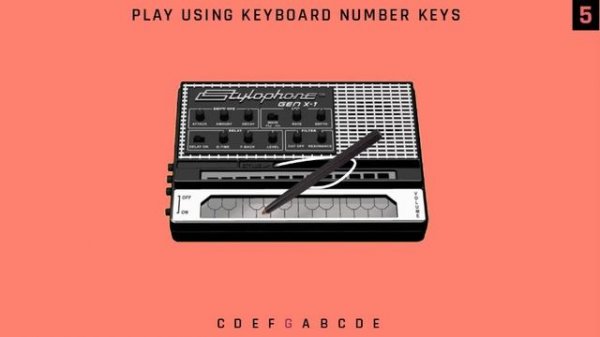 YouTube Stylophone - Play Stylophone with computer keyboard