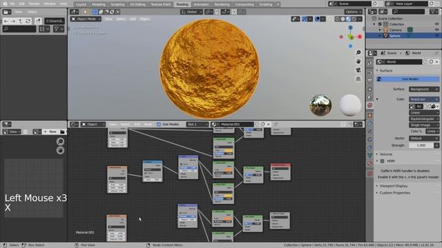 Procedural rock texture - Blender Tutorial смотреть онлайн