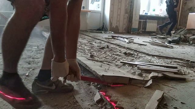 Быстрый демонтаж полов своими руками смотреть онлайн