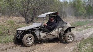 Тест-драйв самодельной багги.