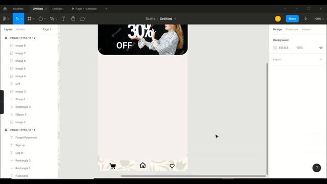 UX design for ecommerce app (speed art) смотреть онлайн