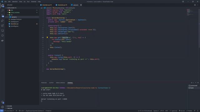Creando una aplicación de servidor | NodeJS & TypeScript - #1 P2 смотреть онлайн