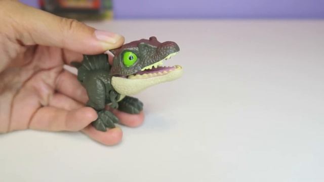 Игрушка от KiddiePlay "Цап цап завр" динозавр спинозавр | Кусающий зубастый динозавр смотреть онлайн