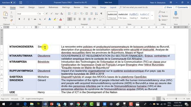 Univ Burundi ICT in Developing Doctoral Research Proposal by Peter A Okebukola смотреть онлайн