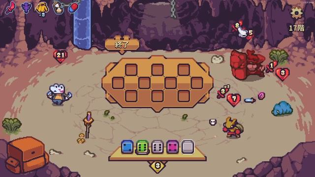 サイコロ系ローグライクの新進気鋭。超戦略的ドット絵ローグライク【die in the dungeon origins】 смотреть онлайн