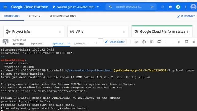 How to Use a Network Policy on Google Kubernetes Engine | Qwiklabs [GSP480] смотреть онлайн