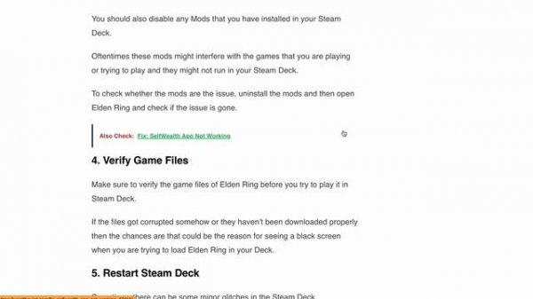 How to Fix Steam Deck Elden Ring Not Launching Or Stuck On Loading Screen