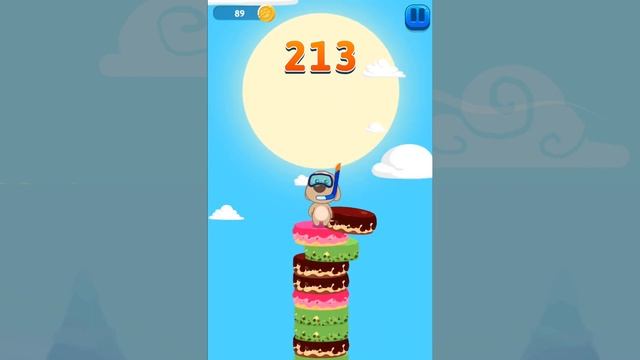 ГОВОРЯЩИЙ ТОМ ВКУСНАЯ БАШНЯ #3 Крутые прыжки. Челлендж – игра смотреть онлайн