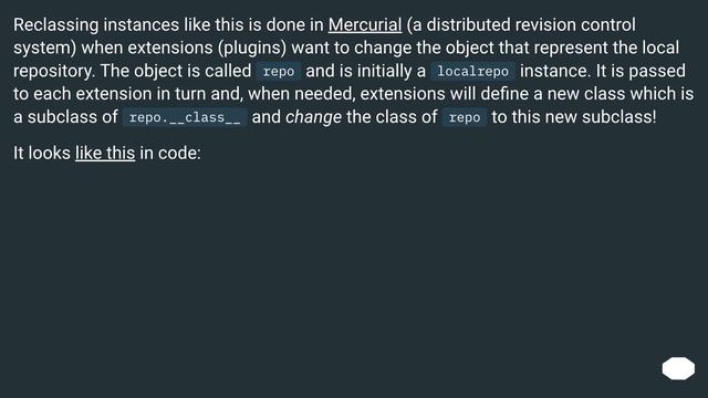 Reclassing an instance in Python смотреть онлайн