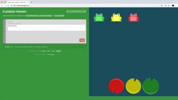 Flexbox Froggy
