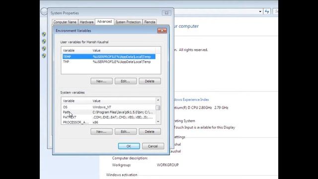 How to set Java classpath permanently in windows | Hindi Tutorials - By Manish Kaushal | MKTC смотреть онлайн
