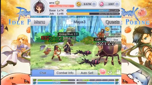 Raganarok Idle Poring : QUEST RANGER REBIRTH 2 | MVP MAYA 1 - 5 | смотреть онлайн