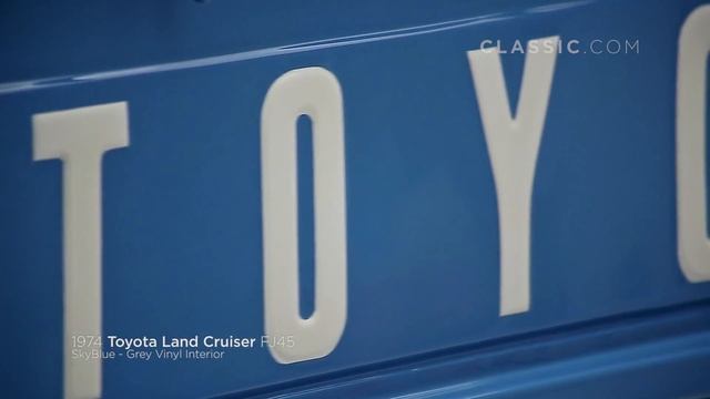 1974 Toyota Land Cruiser FJ45 SkyBlue смотреть онлайн