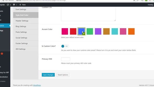 Bespoke Onepage Creative Responsive WordPress Theme Option Panel Settings Tutorial смотреть онлайн