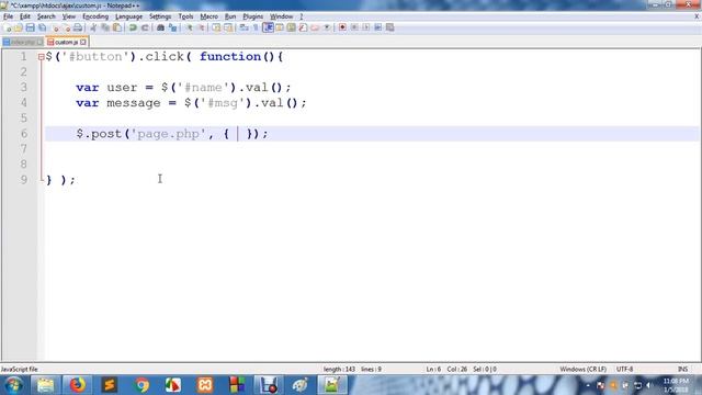 How to Use http POST Request in Ajax - Ajax Tutorial смотреть онлайн