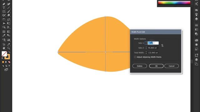 Adobe Illustrator CC - Լայնություն Գործիք (Width Tool) in Armenian смотреть онлайн