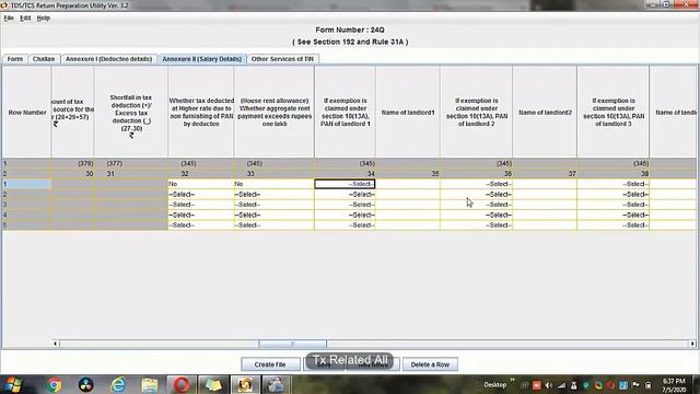 How to Fill TDS 24Q Annexure II Form in RPU in Tamil | Tax Related All Annexure 2 in TDS 24 Q смотреть онлайн