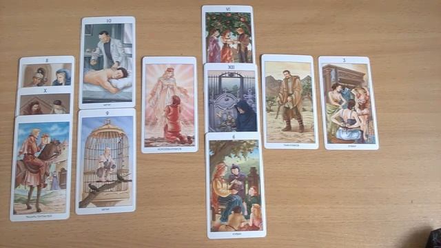 Вернется ли любимый?Расклад выполнен на колоде 78 дверей смотреть онлайн