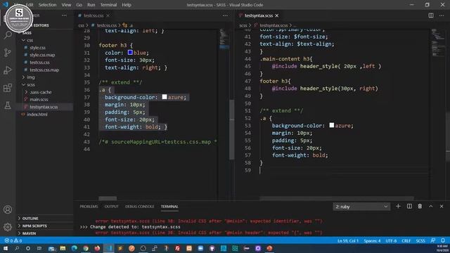 Sass extend #7 смотреть онлайн