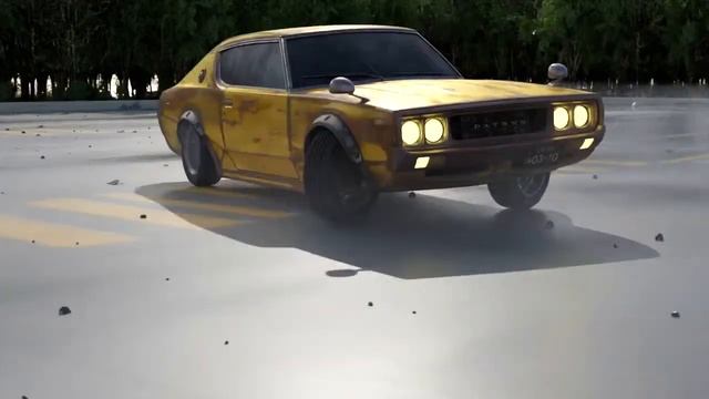 Cinematic Car Drift (blender 2.9) смотреть онлайн