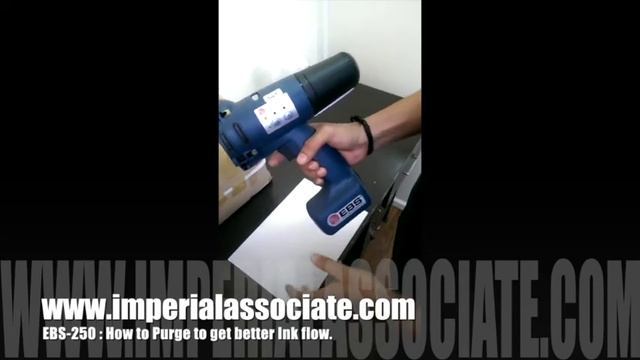 How to Purge Clean EBS -250 Handjet Printer смотреть онлайн