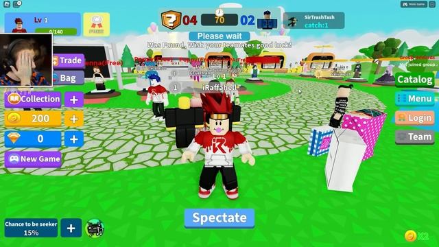 HIDE and SEEK *EXTREM* in Roblox! смотреть онлайн