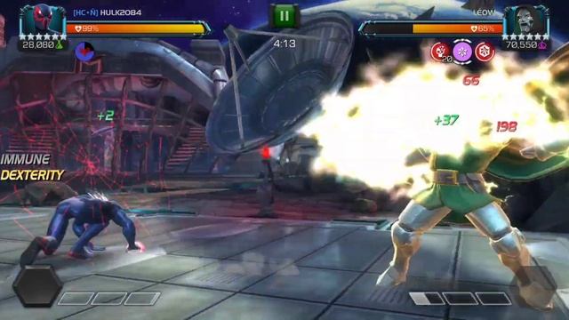 Mcoc Spiderman 2099 vs r5 doom node 54 aw смотреть онлайн