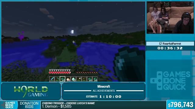 SGDQ 2015 - Minecraft All Achievements by Fearful Ferret смотреть онлайн