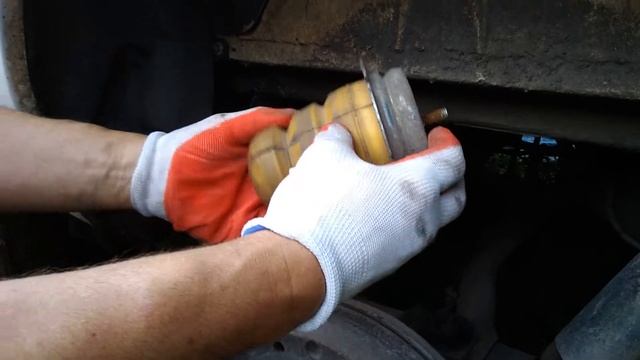 Установка пневматической подушки (опоры) на Fiat Doblo 2001-2010. Пневматическая подвеска на Doblo смотреть онлайн
